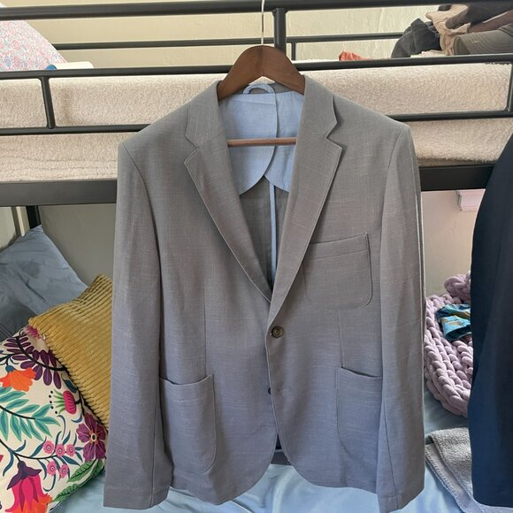 LIKE NEW | The Telegraph Jacket in Charcoal Slub - Picture 3 of 4